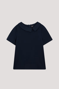 AT 10879 ROUND COLLAR DESIGN TOP NAVY