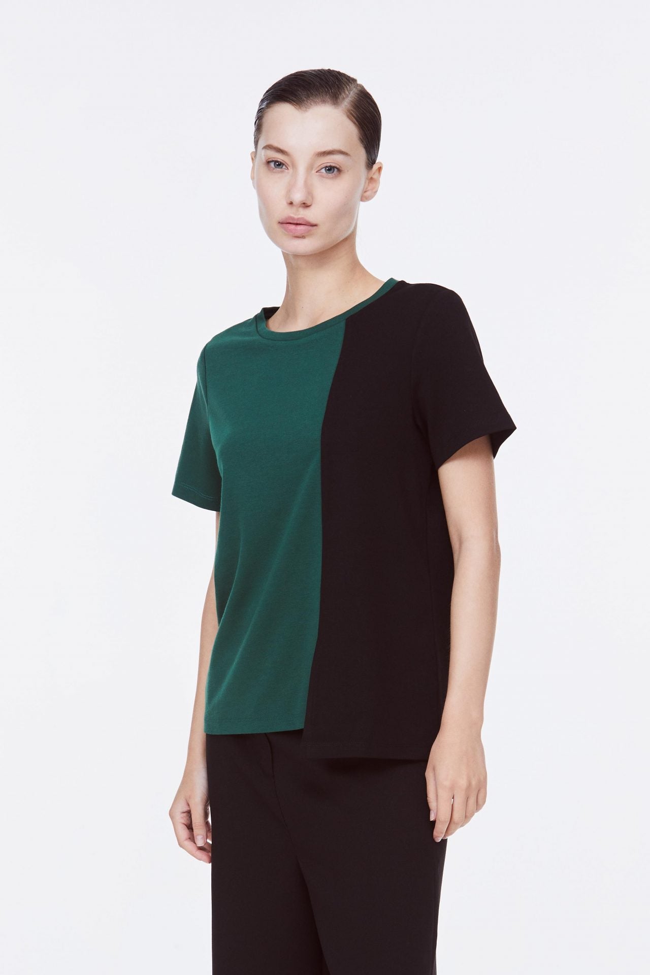 AT 11231 COLOUR BLOCK TOPS FOREST