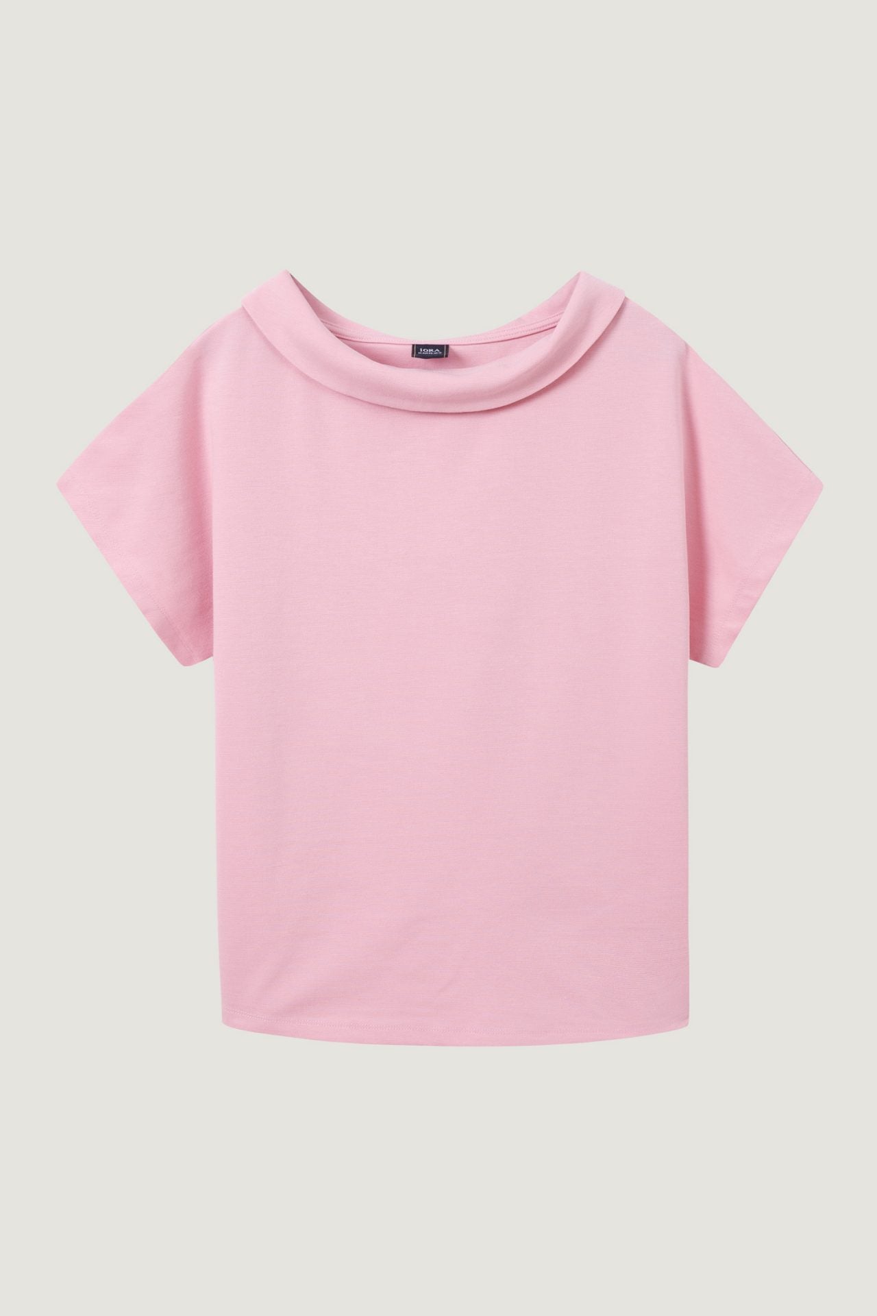 AT 7734 TURN DOWN COLLAR TEE PINK