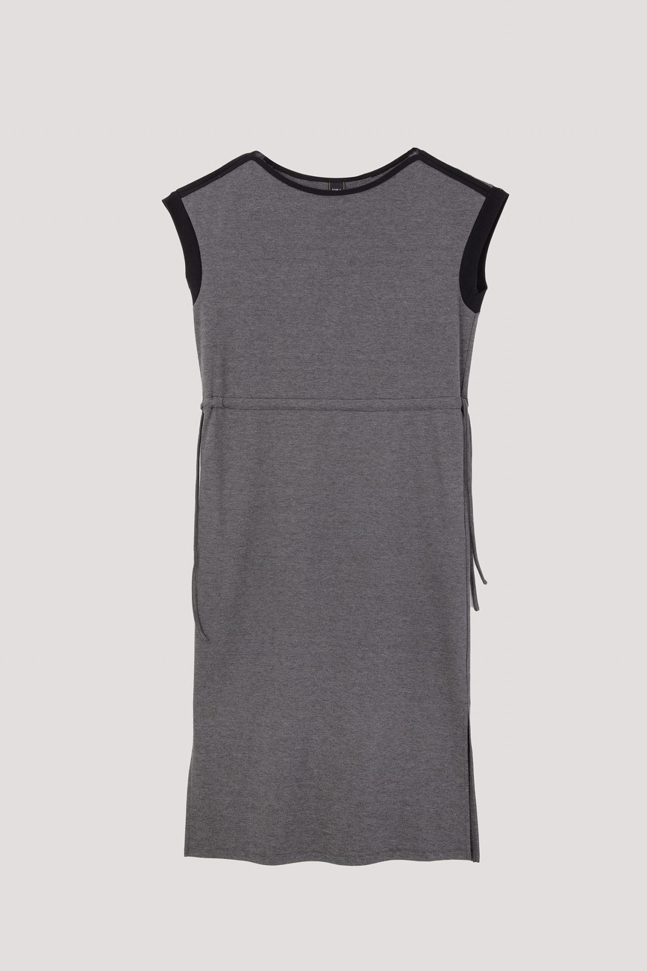 ATD 10757 CONTRAST TRIM DRESS HUE GREY