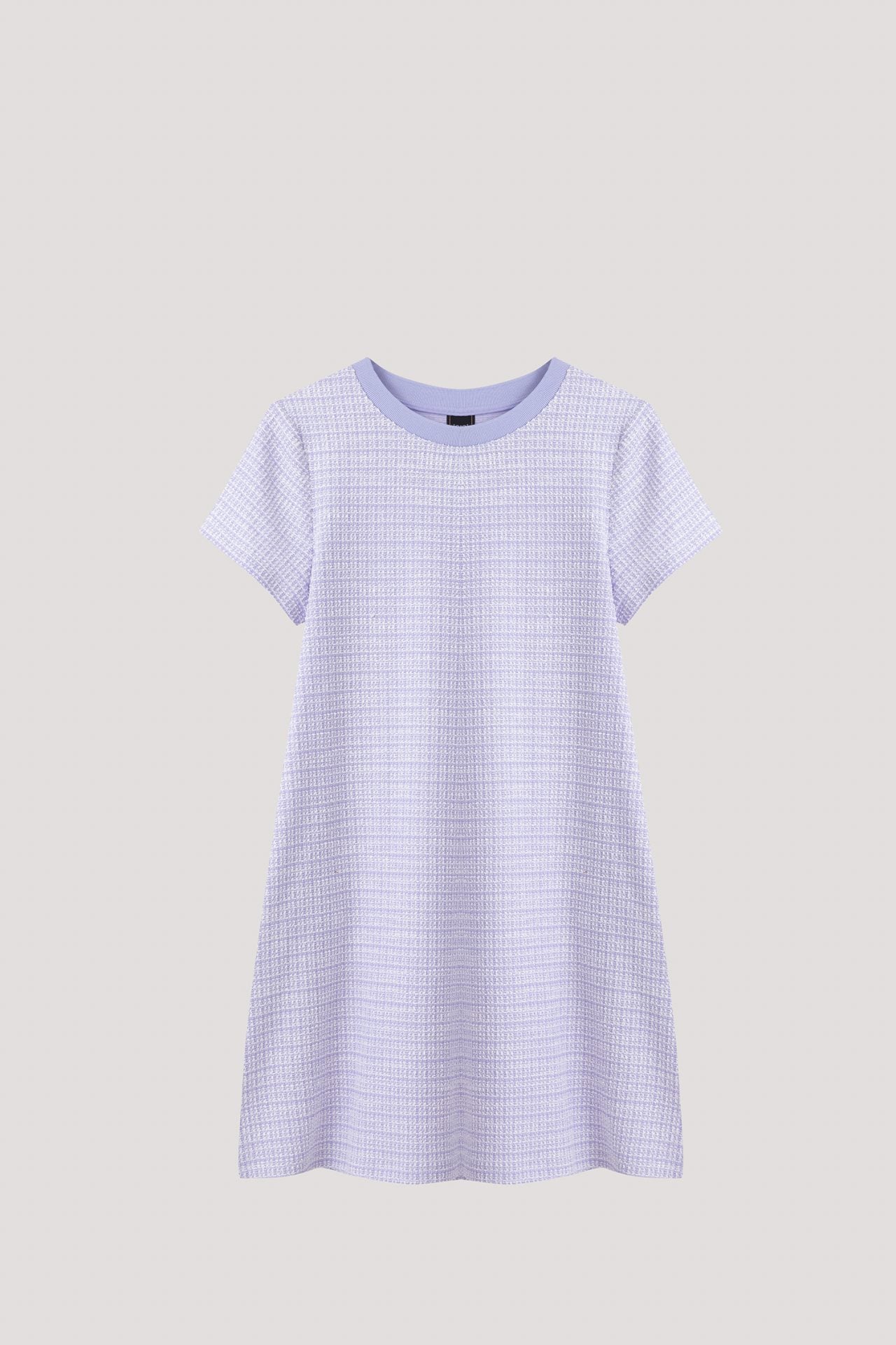 ATD 11507 TWEED BOXY DRESS LAVENDER