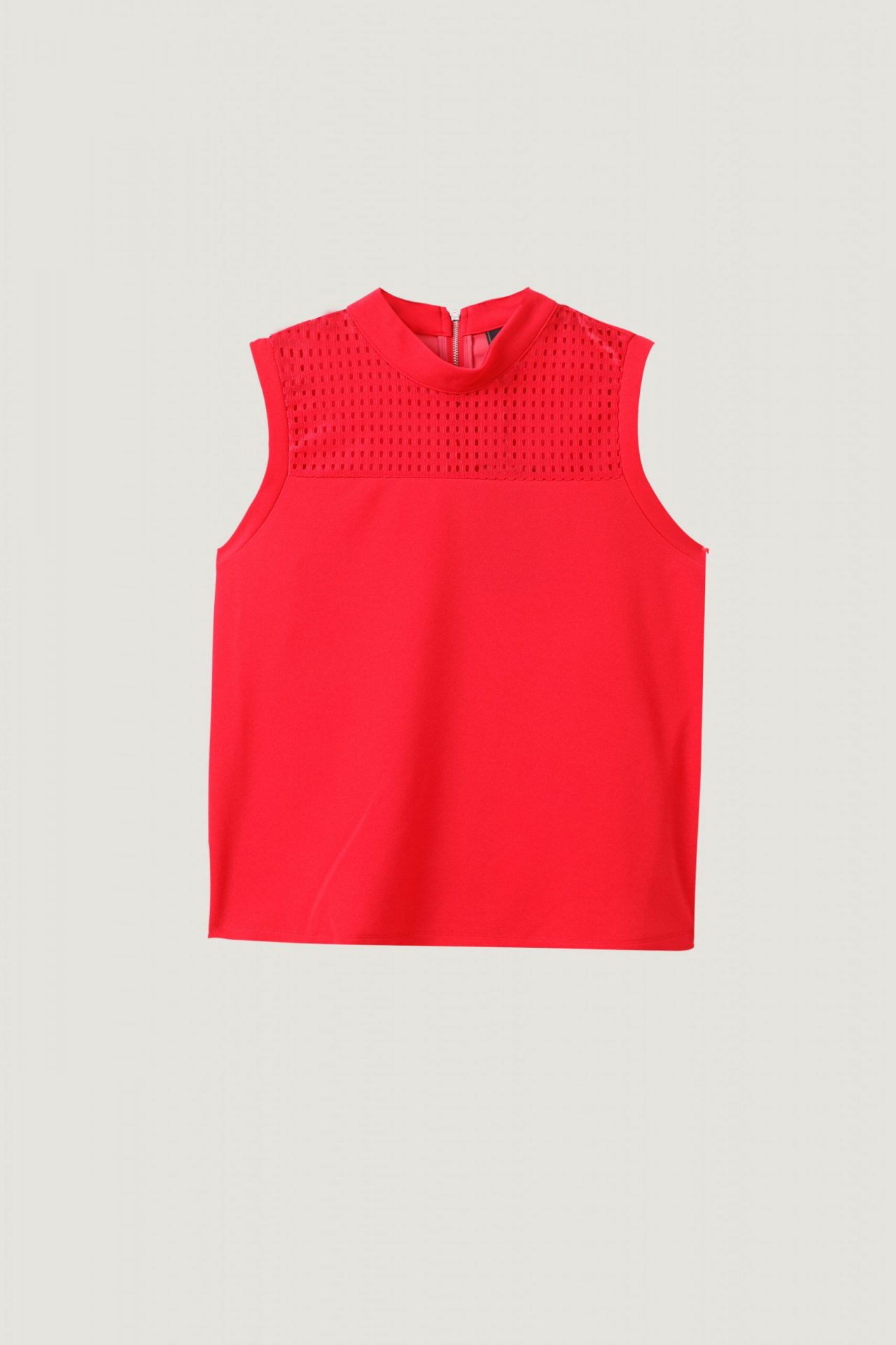 ATV 7607 RADISH RED SLEEVELESS TOP