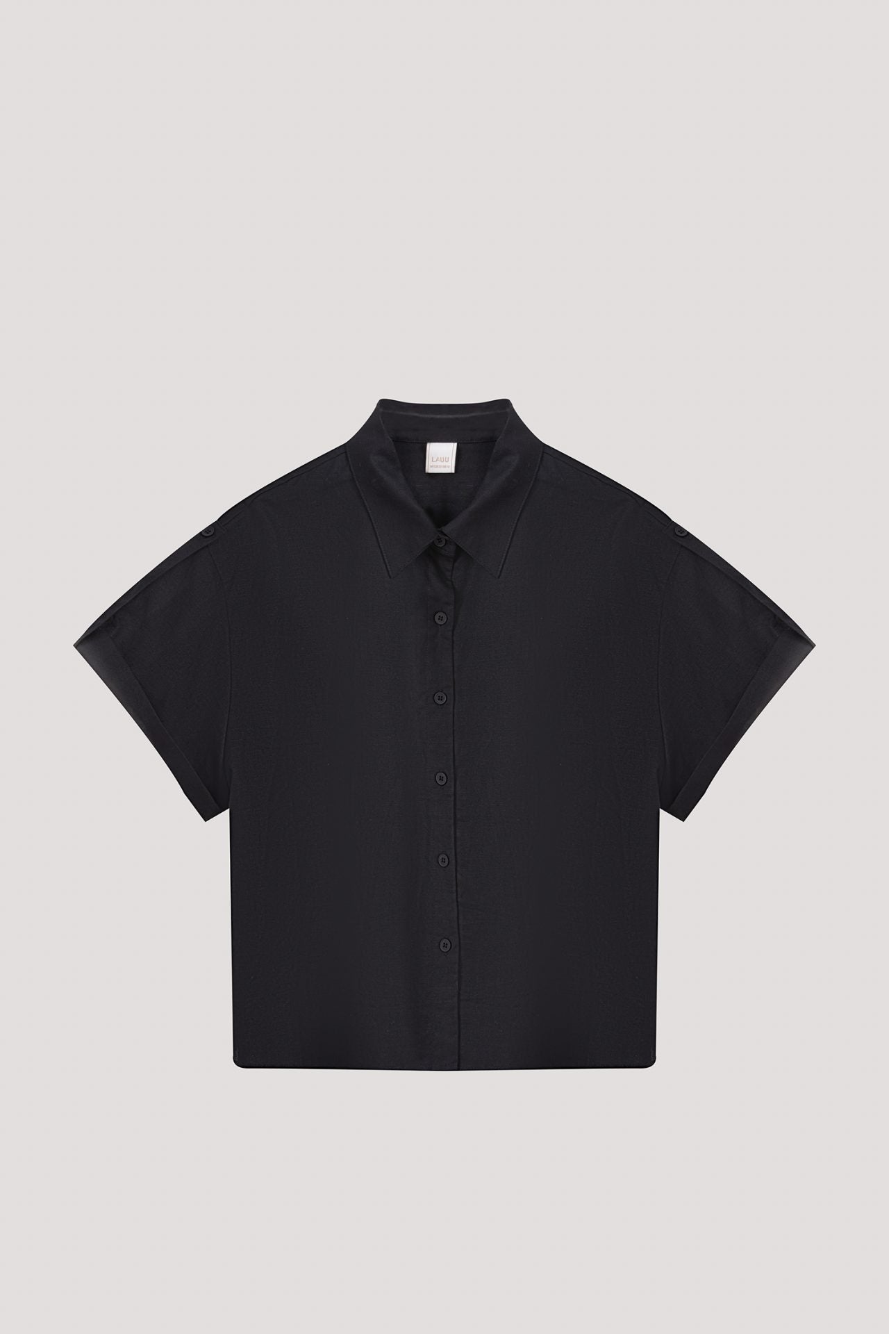 BB 11029 COLLARED SHIRT BLACK