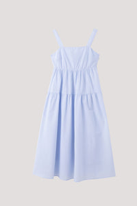 BDQ 11452 TIER DRESS PALE BLUE