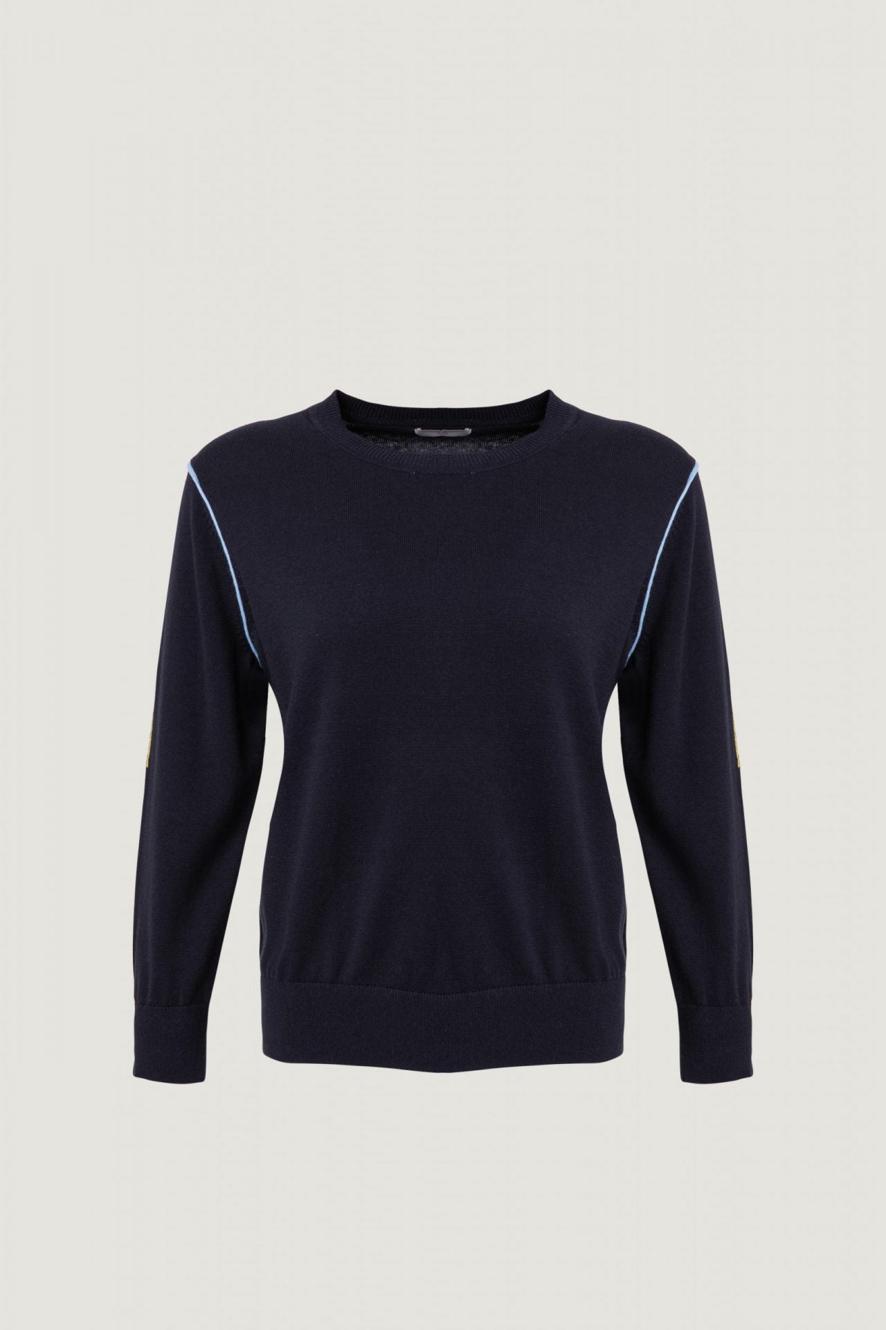 BKL 7209S NAVY LONG SLEEVE KNITWEAR