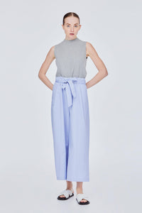 BP 11700 FRONT KNOTTED WIDE LEG PANTS PERIWINKLE