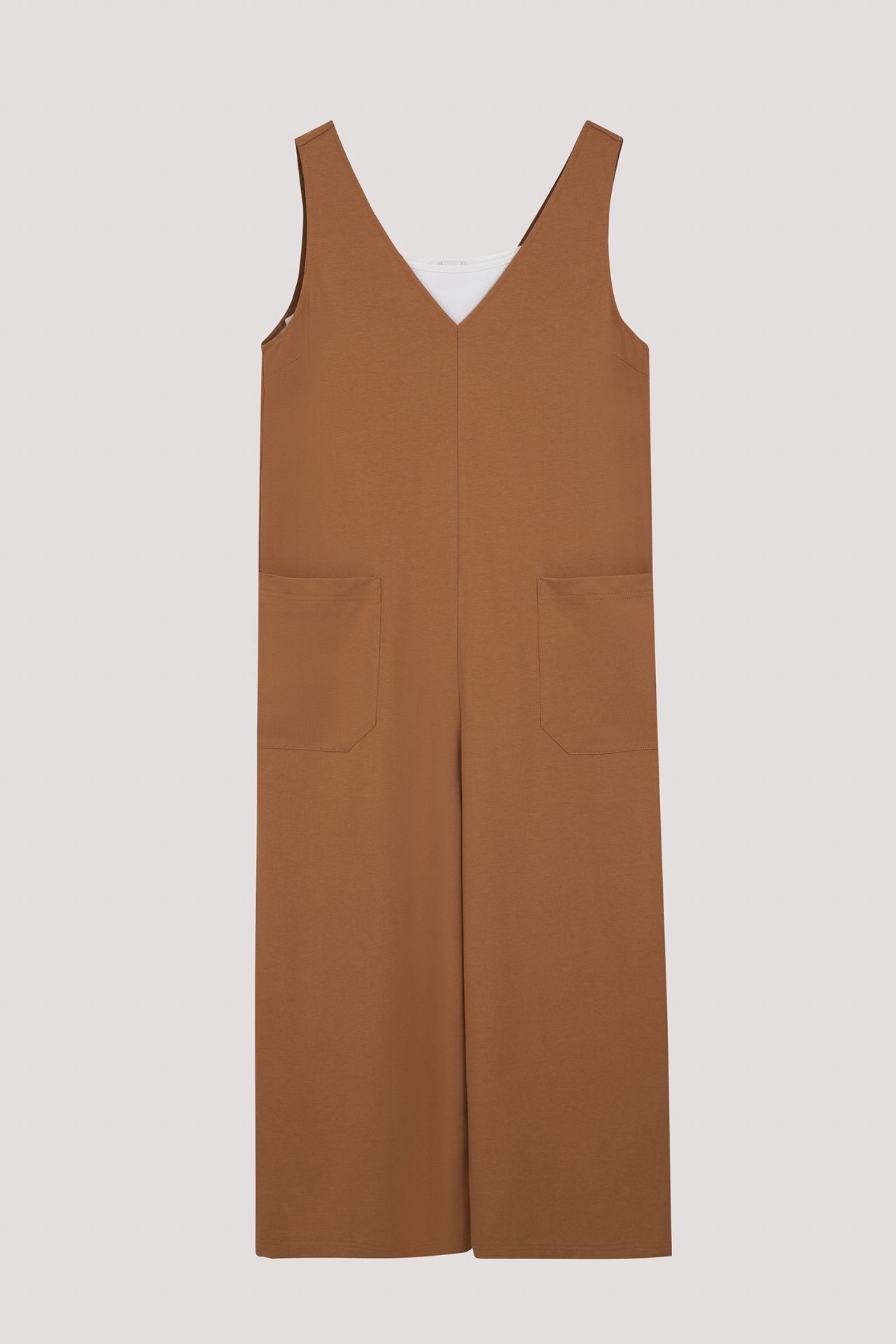 BP 11703 DOUBLE POCKET JUMPSUIT CAMEL