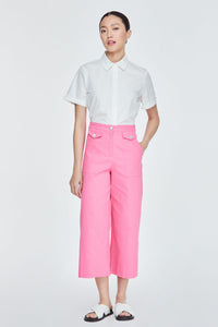 BPL 11134 WIDE-LEGGED TROUSERS HOT PINK