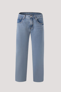 BPL 11663 STRAIGHT MOM-CUT DENIM JEANS