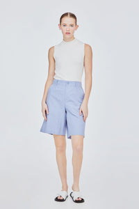 BPS 11461 BUTTONED SHORTS DUSK BLUE