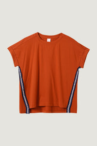 BT 7487 TAN SIDE LINE TOP