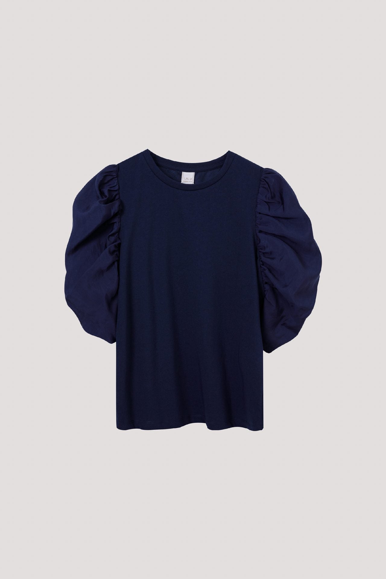 BT 9670 PUFFED SLEEVES BLOUSE NAVY
