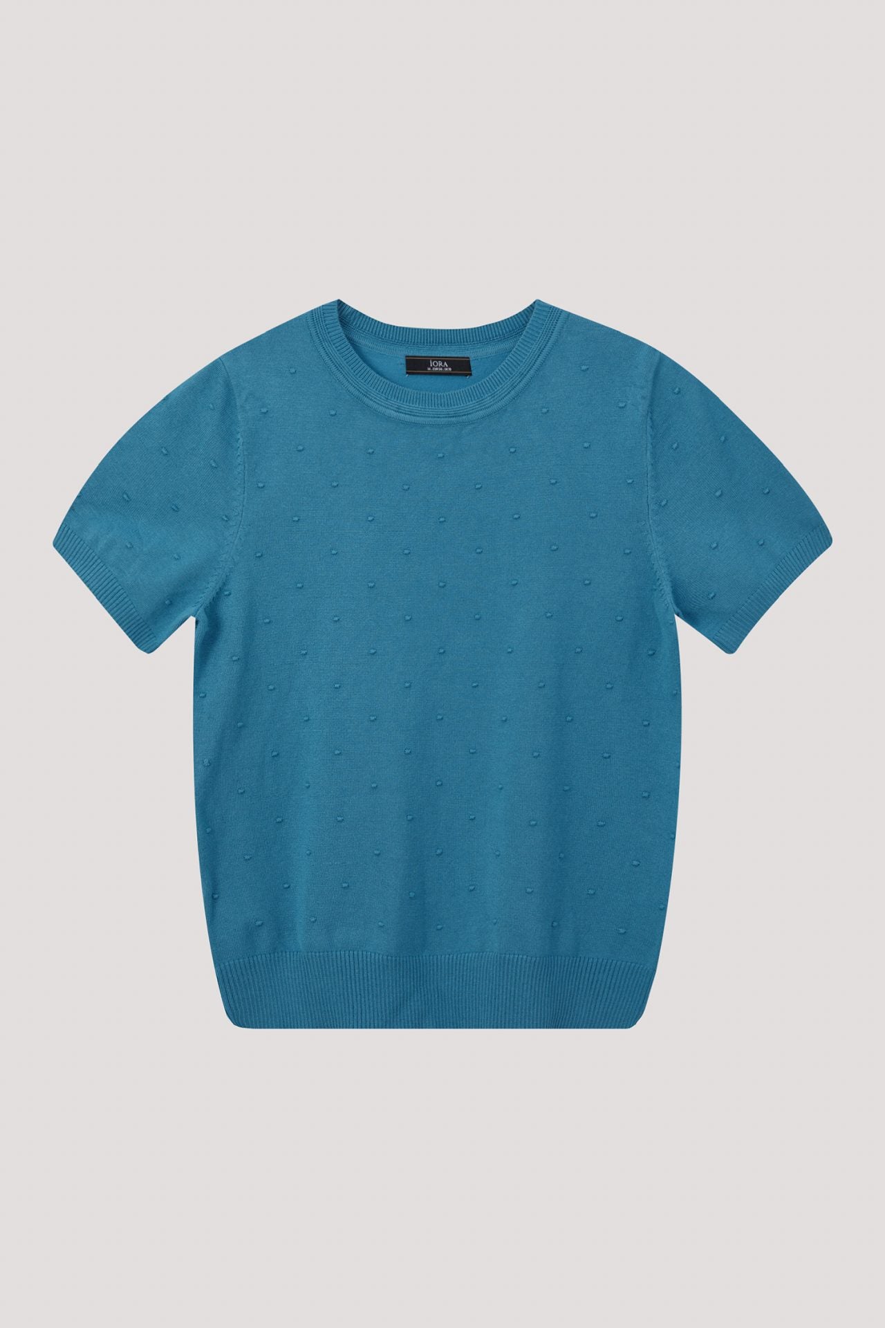 ak 9091 knit top turquoise